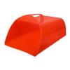 SOIMISS Red Plastic Handheld Dustpan with Comfortable Grip view 1