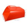 SOIMISS Red Plastic Handheld Dustpan with Comfortable Grip view 2