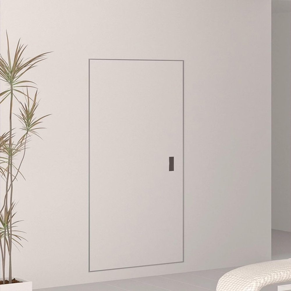 Aluminum Access Panel for Drywall Walls and Ceilings, Paintable Concealed Door with Recessed Pull Handle (W 70 cm x H 120 cm)