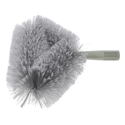 INOOMP Cleaning Brush Head with Long PE Bristles, 35 x 31 x 11 cm, Gray, Replaceable Scrubber Head for Walls and Ceilings