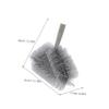 INOOMP Cleaning Brush Head with Long PE Bristles, 35 x 31 x 11 cm, Gray, Replaceable Scrubber Head for Walls and Ceilings view 2
