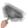 INOOMP Cleaning Brush Head with Long PE Bristles, 35 x 31 x 11 cm, Gray, Replaceable Scrubber Head for Walls and Ceilings view 4