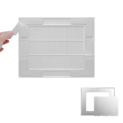 Self-Adhesive Access Panel for Tiled Drywall