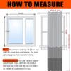 Sheer Voile Curtain 230 x 95 cm, Polyester, Rod Pocket, White view 4