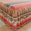 Surwin Bohemian Print Bed Skirt with Fitted Sheet, 160 x 200 cm view 4