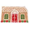 Lpitoy Christmas Gingerbread House Bath Mat, Non-Slip Bathroom Rug view 1