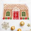 Lpitoy Christmas Gingerbread House Bath Mat, Non-Slip Bathroom Rug view 4