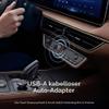 Mcdodo Bluetooth 5.0 Car Adapter for Hands-Free Calling & Music, USB-A Audio Transmitter with Multifunction Button (Smartphone Audio Only, SBC Codec) view 2