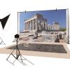 YongFoto 3 x 2.5 m Vinyl Photo Backdrop, Temple of Aphaea Athena in Greece view 2