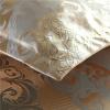 SUBLXPoten Silk-Like Satin Jacquard Bedding Set, 3-Piece, Floral, Color A, 135 x 200 cm view 4