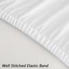 Oval Tablecloth with 3D Print and Elastic Edge, Extra-Large, Non-Slip, Waterproof, Marble 3, 114 x 142 cm view 2