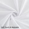Oval Tablecloth with 3D Print and Elastic Edge, Extra-Large, Non-Slip, Waterproof, Marble 3, 114 x 142 cm view 3