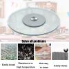 Large Glass Lazy Susan Turntable for Dining Tables, 30-Inch Tempered Glass Centerpiece with Quiet Bearings view 3