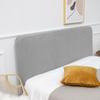 Stretch Headboard Cover for Double Beds, Gray, 200–220 cm (79–86 in) view 1