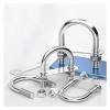 M6/M8 304 Stainless Steel U-Bolts with Plate Nuts, Round U-Shaped Pipe Clamps, 2 mm Plate (M6 x 60 x 80, 4 Sets) view 4