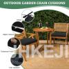 Outdoor Chair Cushion 40 x 40 x 5 cm, Green view 3