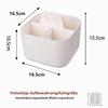 OFFASST Stackable Storage Basket with Handle (White, 16.5 x 16.5 x 15.5 cm) view 2