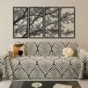 4-Panel Metal Deadwood Tree Wall Art view 3