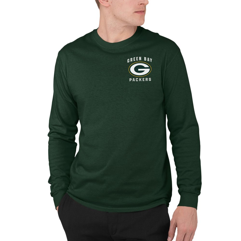 Junk Food NFL Field Flag Adult Long-Sleeve T-Shirt