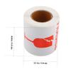 Hohopeti Red Fragile Warning Stickers, Self-Adhesive Shipping Labels view 2