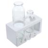 FUNOMOCYA Hydroponic Glass Vase with Wooden Stand, Nordic Style view 1