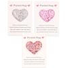 ELNX 3-Piece Pocket Hugs Heart Gifts for Friends and Kids, White, Multicolor, Pink view 1