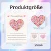 ELNX 3-Piece Pocket Hugs Heart Gifts for Friends and Kids, White, Multicolor, Pink view 2