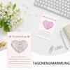 ELNX 3-Piece Pocket Hugs Heart Gifts for Friends and Kids, White, Multicolor, Pink view 4