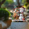 Christmas Garden Stakes, 2D Acrylic Outdoor Decorations view 3