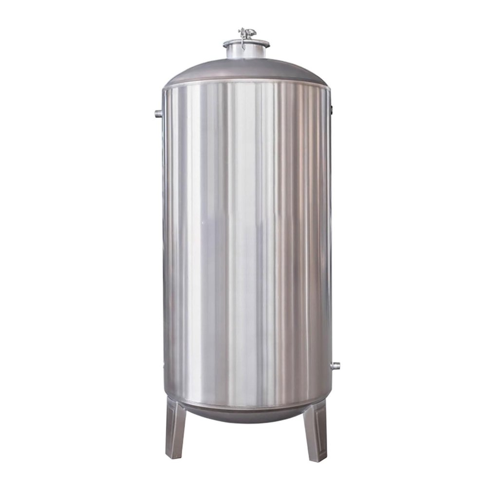 Stainless Steel Water Pressure Tank for HomeSystem250L, Vertical Storage Tank with Mounting Kit (49.8 x 150.9 cm), Corrosion-Resistant, High Capacity