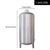Stainless Steel Water Pressure Tank for HomeSystem250L, Vertical Storage Tank with Mounting Kit (49.8 x 150.9 cm), Corrosion-Resistant, High Capacity view 2