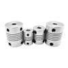 Tangerniu 1-Piece D15L20 Aluminum Flexible Coupling, 2 mm to 8 mm Bore, for CNC Stepper Motors, Encoders and Engraving Machines (3 mm to 3 mm) view 3