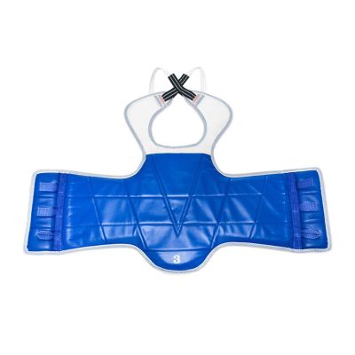 GKYQVE Reversible Taekwondo Chest Protector with Adjustable Straps