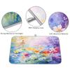 Mexpekil Watercolor Flower Dish Drying Mat, 16 x 18 in view 3
