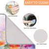 Mexpekil Watercolor Flower Dish Drying Mat, 16 x 18 in view 4