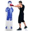 Inflatable Soccer Training Dummy, 40 x 160 cm, Blue view 1
