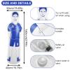 Inflatable Soccer Training Dummy, 40 x 160 cm, Blue view 2