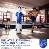Inflatable Soccer Training Dummy, 40 x 160 cm, Blue view 3