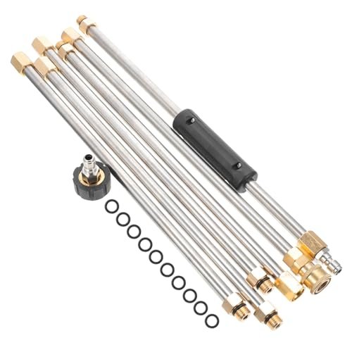 Pressure Washer Extension Wand Nozzle Set for Cleaning Cars, Roofs, and Fences