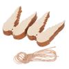 Angel Wing Craft Cutouts, 20 Pieces, Beige, Paintable view 1
