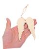 Angel Wing Craft Cutouts, 20 Pieces, Beige, Paintable view 3