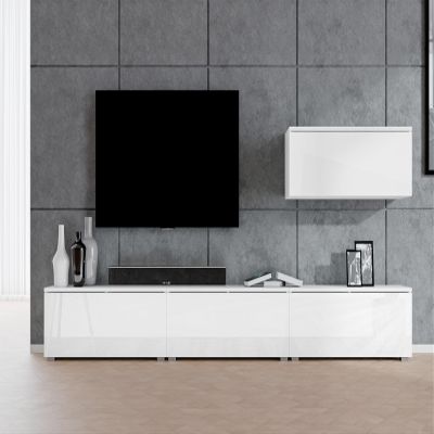 AXLIVING Loriano IV Wall Unit, 300 cm, White