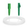 CONBIC LC/APC 8 to SC/APC 8 Fiber Optic Cable, Transparent/Invisible, Simplex OS2, 9/125 µm, G.657.A2, Ultra-Thin & Flexible (1 m) view 1