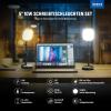 NEEWER Basics 2-Pack 5" Desk Video Lights for Video Calls, CRI 95 Full-Frame LED Ring Lights with Stands, 10W Bi-Color Edge-Lit Zoom Lights for Computer, Laptop, Webcam, Phone, and Streaming, NL10 view 2