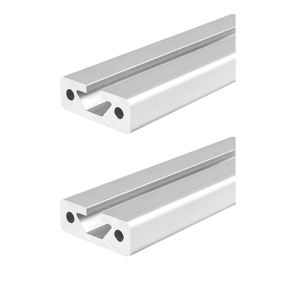 Coavoo 1540 Aluminum Profile, 15 x 40 mm, 650 mm, Silver, T-Slot, 2-Pack