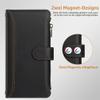 FANFO Wallet Case for Xiaomi 15T with Multiple Card Slots, Shoulder Strap, Black view 3