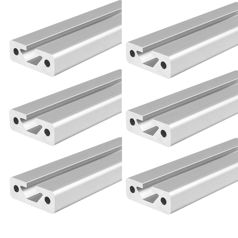 Coavoo 1540 T-Slot Aluminum Profiles, 15 x 40 x 1920 mm, Silver, 6-Pack
