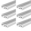 Coavoo 1540 T-Slot Aluminum Profiles, 15 x 40 x 1920 mm, Silver, 6-Pack view 1
