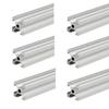 Coavoo 1515 Aluminum Profile, 2050 mm, Silver, T-Slot, 6-Pack view 1