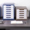 GUODDM 7-Drawer Metal Organizer - Lockable Filing Cabinet for Desk view 3